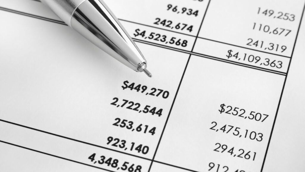 Example of a cash flow statement showing operating, investing, and financing activities with corresponding inflows and outflows